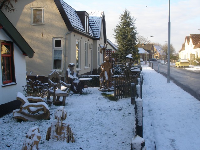 besneeuwd overzicht