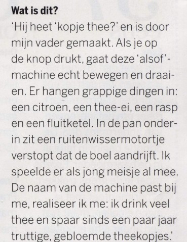 tekst bij foto esta